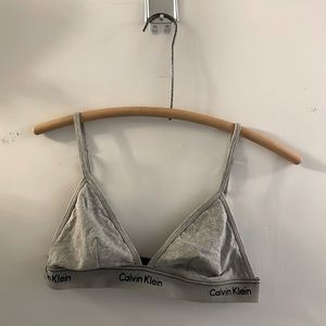 Calvin Klein triangle bralette